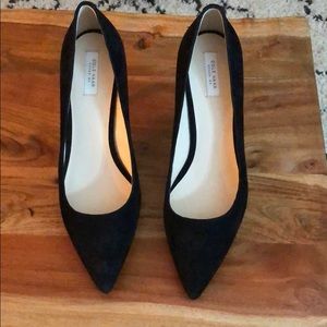 Black Suede Cole Hann Heels